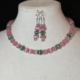 Pink Cat’s Eye with Green Bling