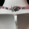 Pink Cat’s Eye with Green Bling