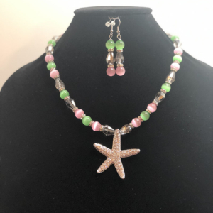 Pink & Green Statement