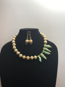 Asymmetric Bone, Green Coral