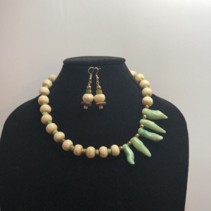 Asymmetric Bone, Green Coral