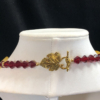 Asymmetric Red & Gold Statement