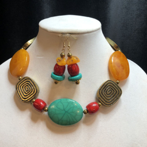 Chunky Geometric Shape Necklace