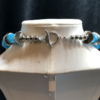 Chunky Aquamarine Acrylic Necklace